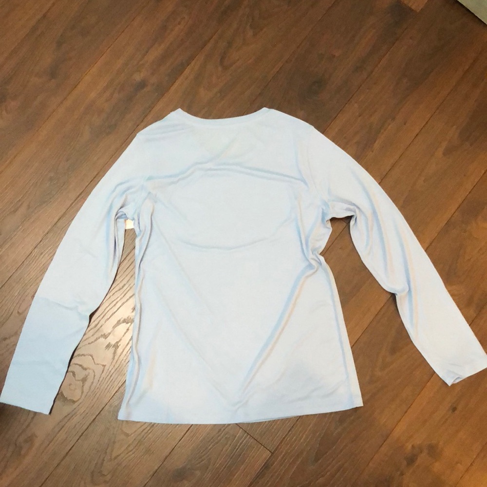 Donated!!!!!Last chance ❗️NWT Hanes Sport Long Sleeved Tee Blue - Picture 5 of 7